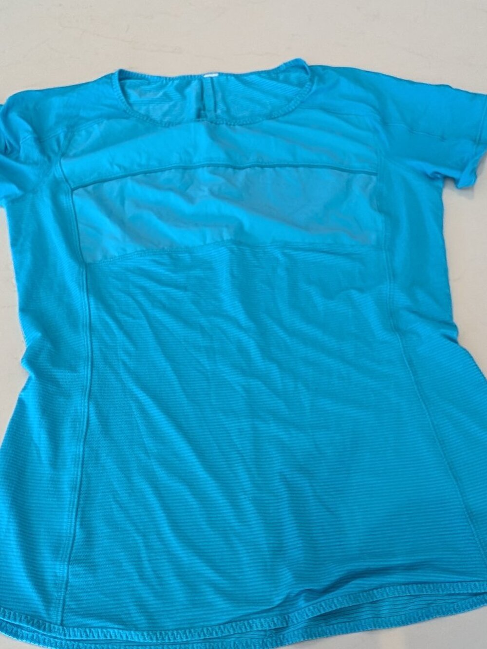 Lululemon Swiftly Tech Short Sleeve Shirt - Blue EUC size 4